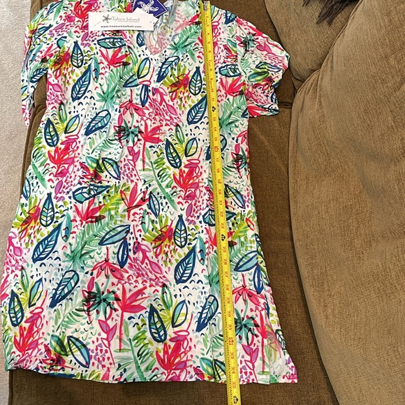 NWT Tybee Island beach swim cover dress size small multicolored - Picture 12 of 13